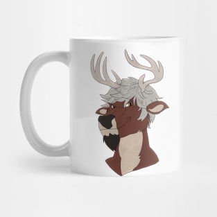 Anthro deer face Mug